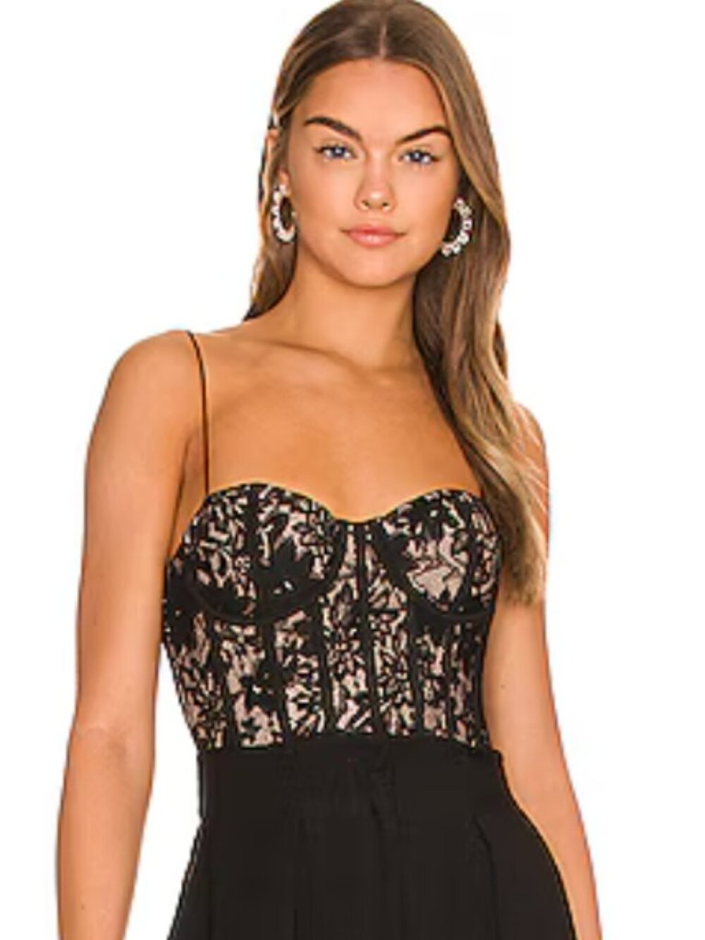 MISHA DELIA LACE BODYSUIT SIZE 4 NWT